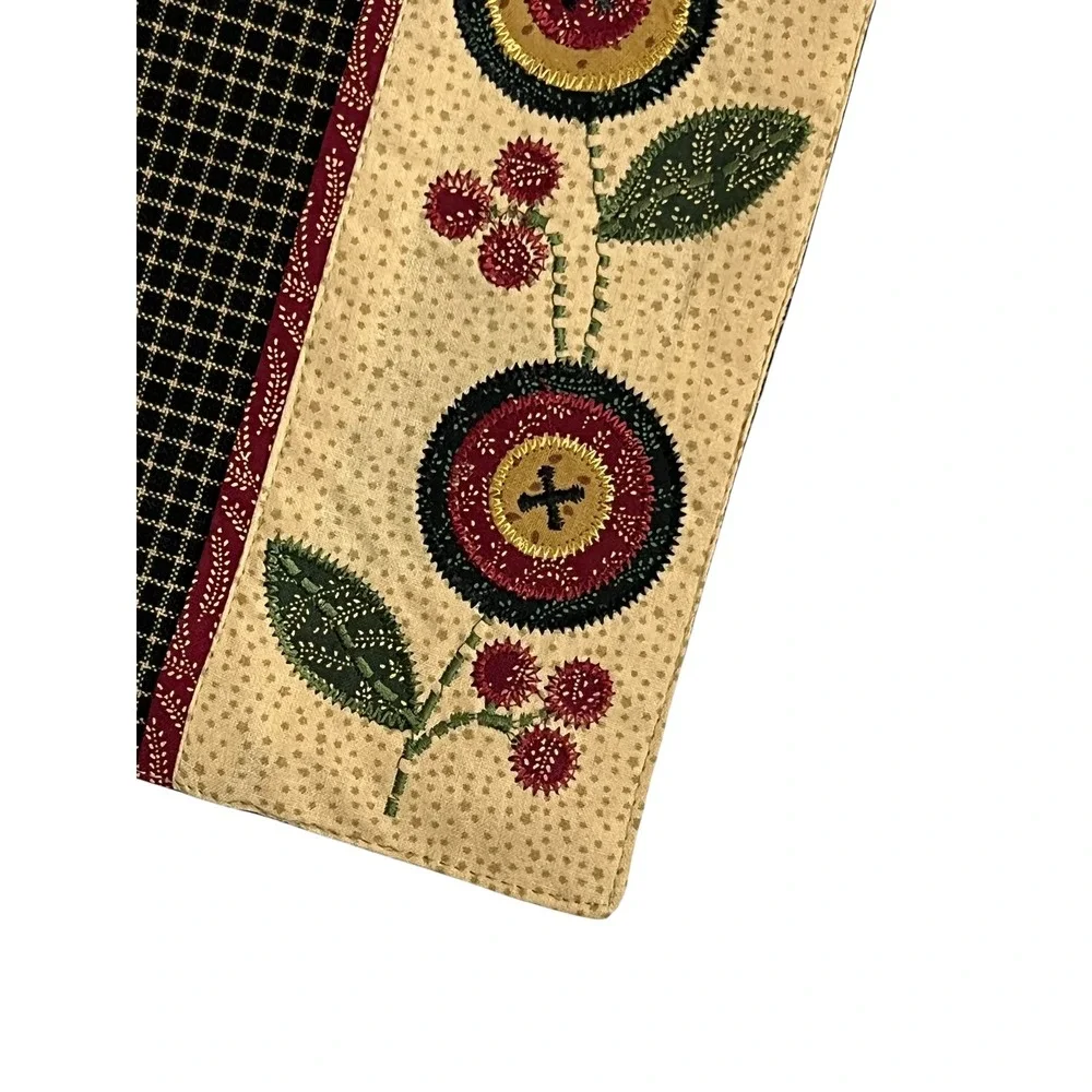 Primitive Country Button Berry Placemats Set Of 3 Farmhouse‎ Table Linens